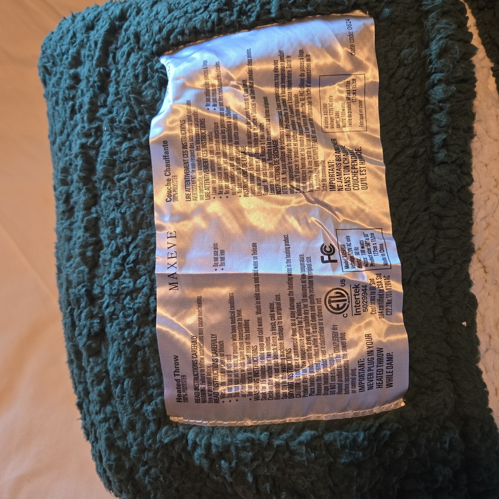 Maeve Green Sherpa Blanket